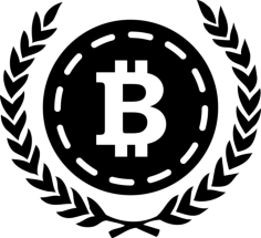 Bitcoin With Olive Leaves At Both Sides Line Tracing Svg Vector, Free Vectors File